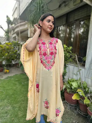 Yellow Long Kaftan